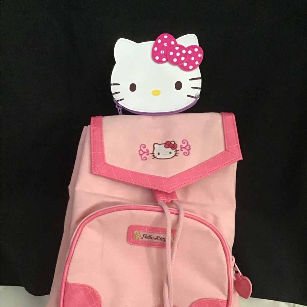 Vintage 2005 Hello Kitty backpack, free coin purse